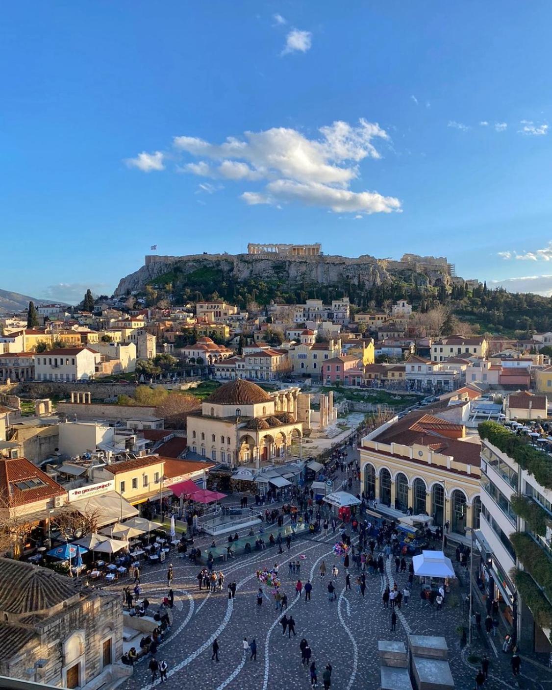 Athens *Blue Grand Suite *Di Giorgio Central Apartment Esterno foto